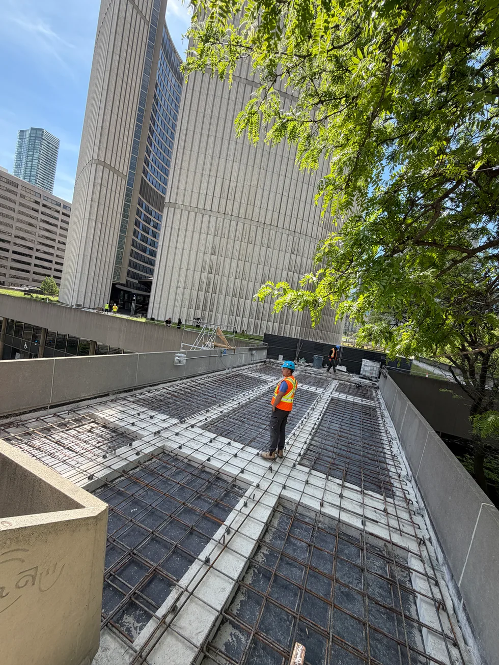 South Central Inc. concrete restoration project in downtown Toronto