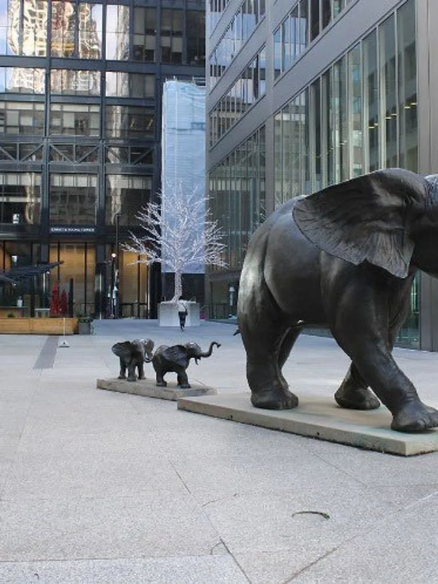 Commerce Court monument installation at 25 King Street
