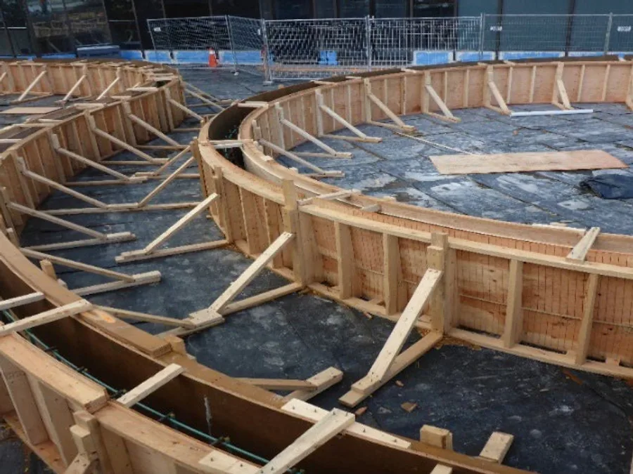 Landscape and hardscape concrete formwork in Toronto